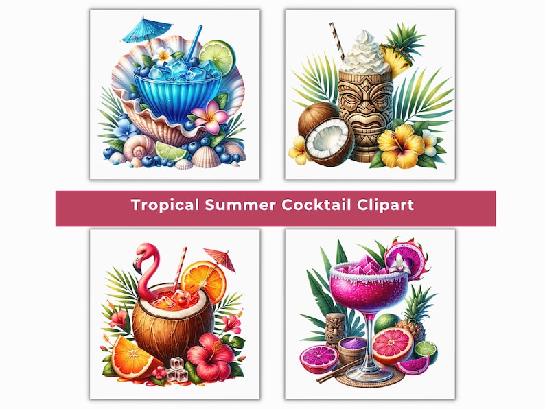Tropical Cocktail, Watercolor Clipart, Watercolor Cocktails, Tropical Clipart, Summer Cocktails Png, Cocktail Clip Art, Alcohol Clipart, Png Tropical Drinks, Alcoholic Drinks Png, Summer Drinks Png, Watercolor Drinks, Summer Party Clipart, Summer Clipart Png