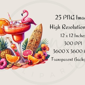 Tropical Cocktail, Watercolor Clipart, Watercolor Cocktails, Tropical Clipart, Summer Cocktails Png, Cocktail Clip Art, Alcohol Clipart, Png Tropical Drinks, Alcoholic Drinks Png, Summer Drinks Png, Watercolor Drinks, Summer Party Clipart, Summer Clipart Png
