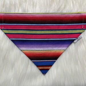 Serape Dog Bandana | Over the Collar Bandana | Slip On Bandana