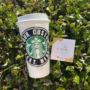 Starbucks Reusable Hot Cup | Personalized Starbucks Cups | Decals for Starbucks cups