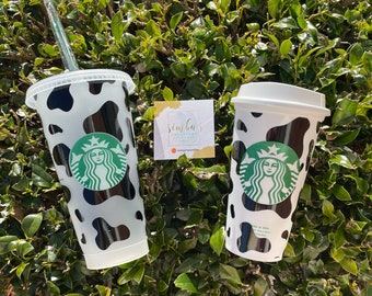 Kuh Drucke Beistelltassen Kaffeetassen | Custom Starbucks Cups
