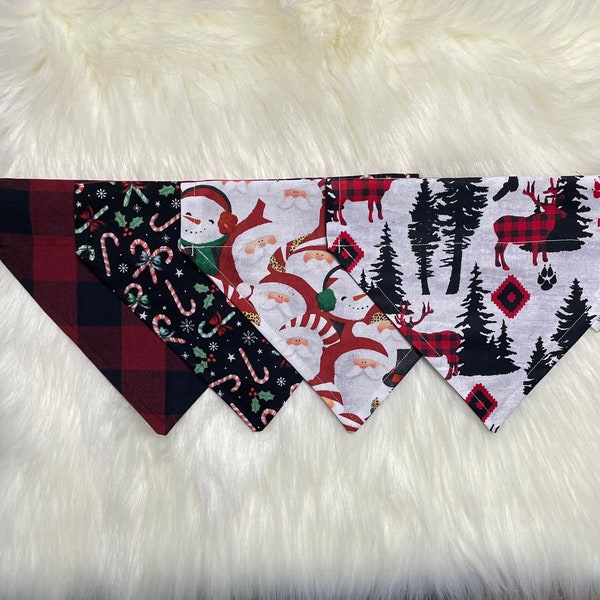 Christmas Dog Bandana Etsy