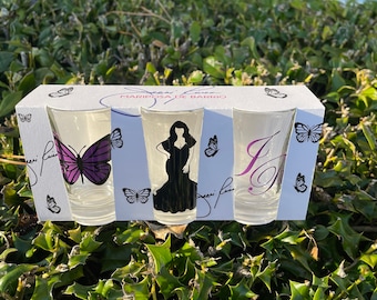 J Rivera Inspired Shot Glass Set of 3 | Shot Glasses gift set