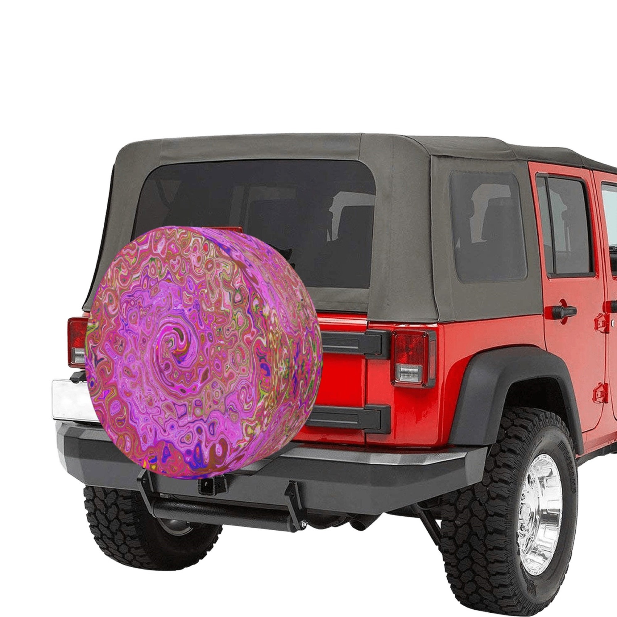 Pink Jeep Tire Cover Etsy