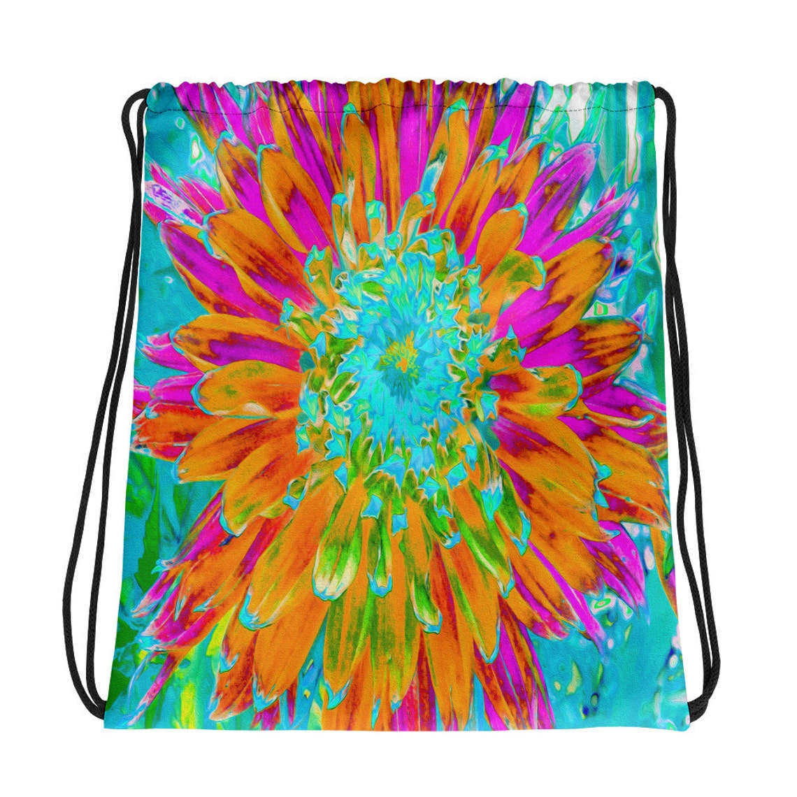 colorful drawstring bags