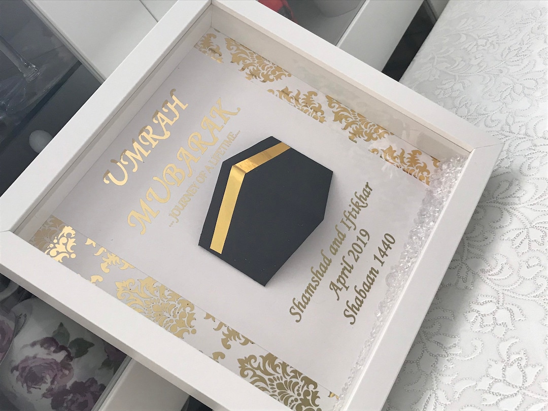 Umrah Mubarak Gift, Muslim Gift, Personalised Umrah Gift, Personalised ...
