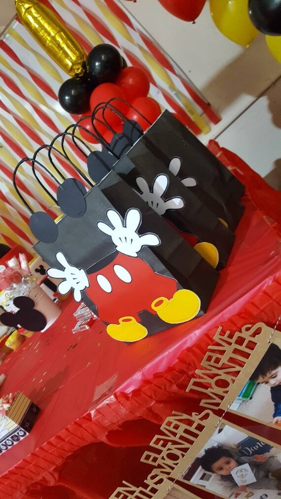 Verwonderlijk Mickey Mouse Party Bag Disney party bag disney party party | Etsy XM-74