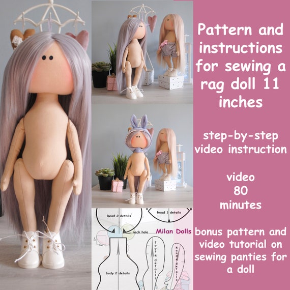 How To Make Doll Clothes: No Sewing Required! { with 2 FREE Patterns! } -  Chaotically Yours