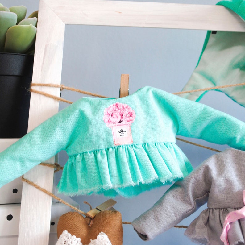 Pattern Blouses for 11 Inch Dolls, Sewing Tutorial Clothes for Dolls