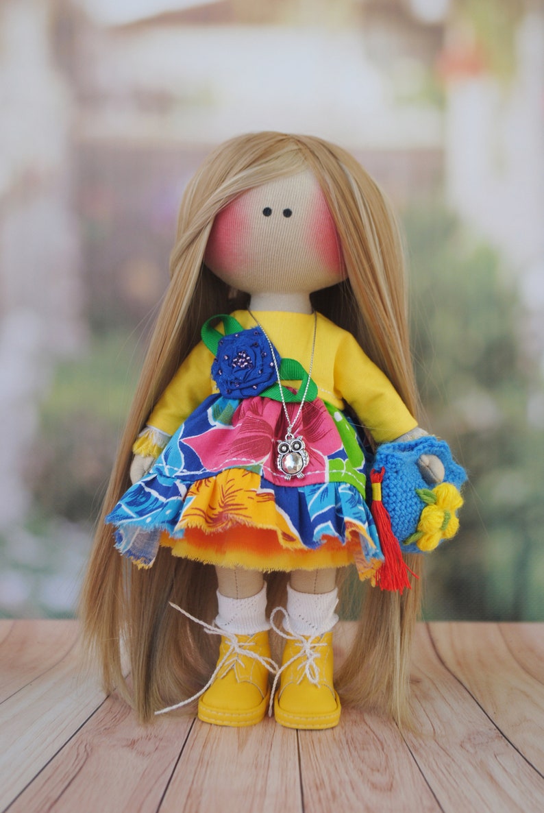 Make a Textile Doll Yourself. Rag Doll Pattern PDF Tutorial . Etsy UK