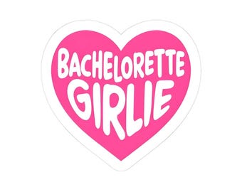 Bachelorette Girlie Kiss-Cut Stickers, Fun Party Favors, Laptop Decals, Wedding Decor, Gifts for Bridesmaids, Custom Stickers