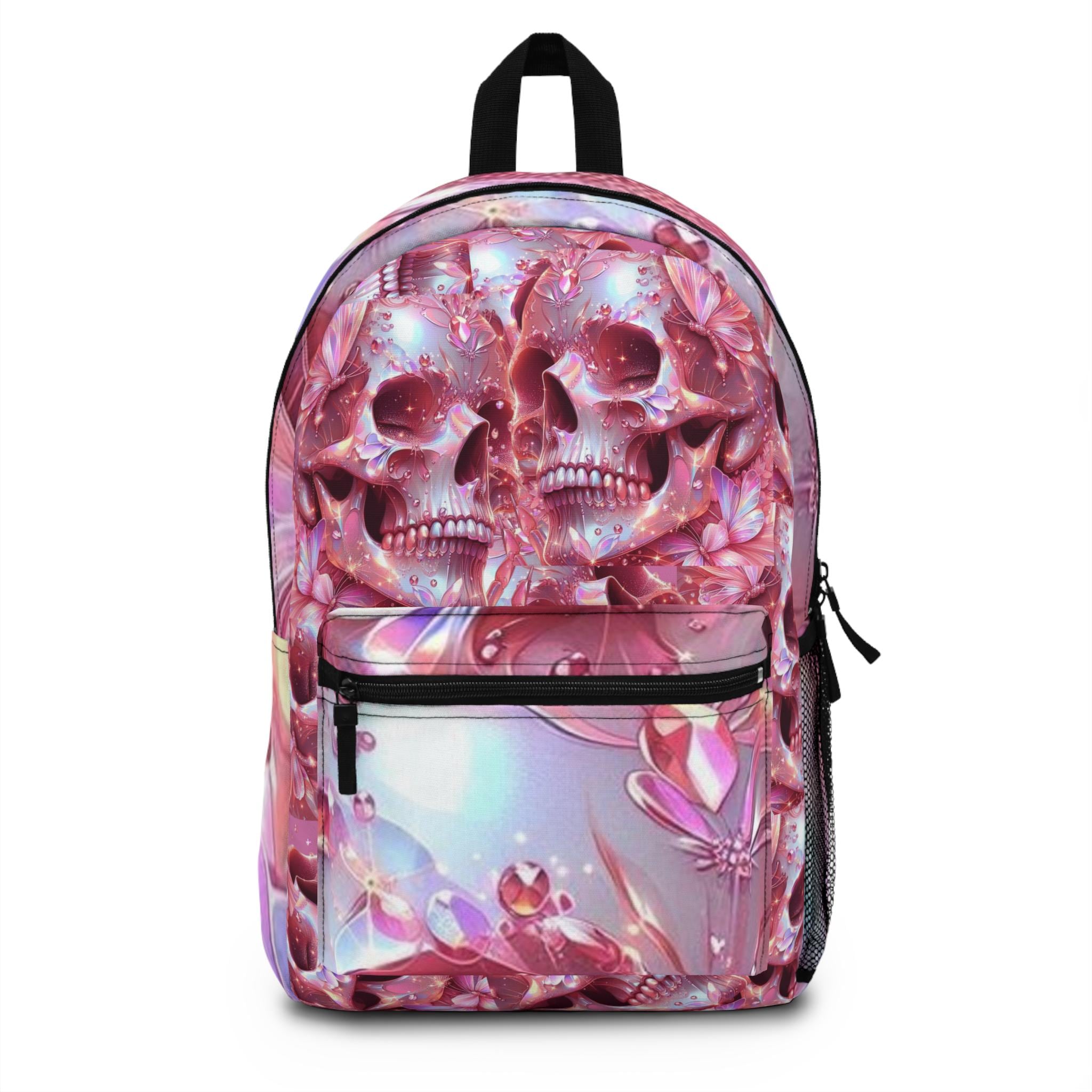 Pink Skulls Backpack - Etsy
