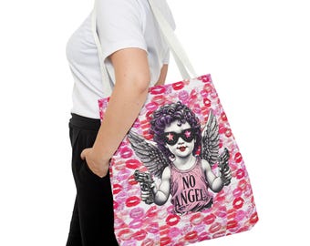 Torba typu Tote No Angel – zabawna i odważna torba dla eleganckich kobiet, idealna na prezenty, na plażę, na zakupy i do codziennego użytku