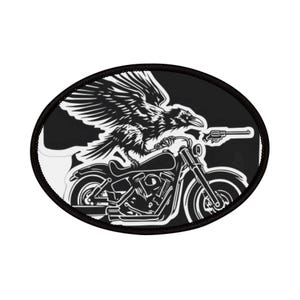 Motorrad Aufnäher für Biker, Benutzerdefinierte Embleme für Jacken, DIY-Bekleidungszubehör, Perfektes Geschenk für Reiter, Vintage Stil