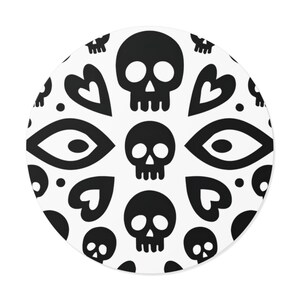 Edgy Skull & Heart Vinyl Stickers - Perfect for Laptops, Water Bottles, Scrapbooking, Holiday Decor, and More
