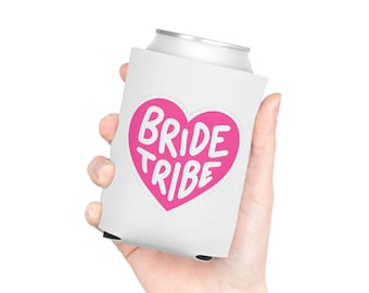 Bride Tribe Can Cooler, Wedding Party Favors, Bachelorette Party Essentials, Summer Camp Accessories, Fun Gifts for Bridesmaids