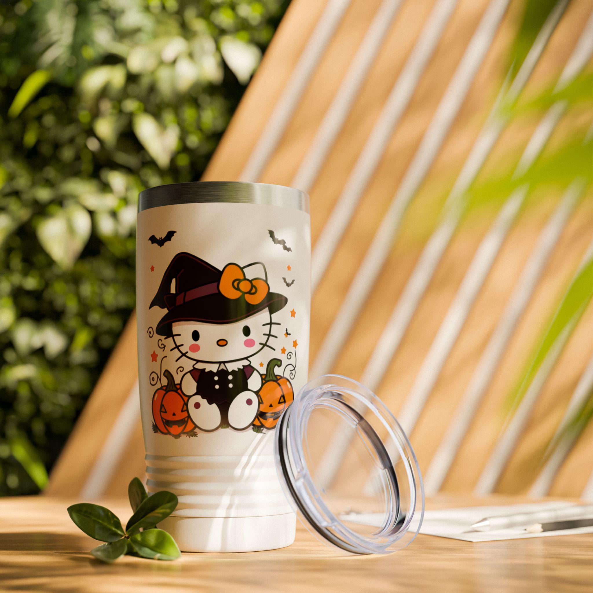 Halloween Hello Kitty Tumbler | 20oz Insulated Travel Mug