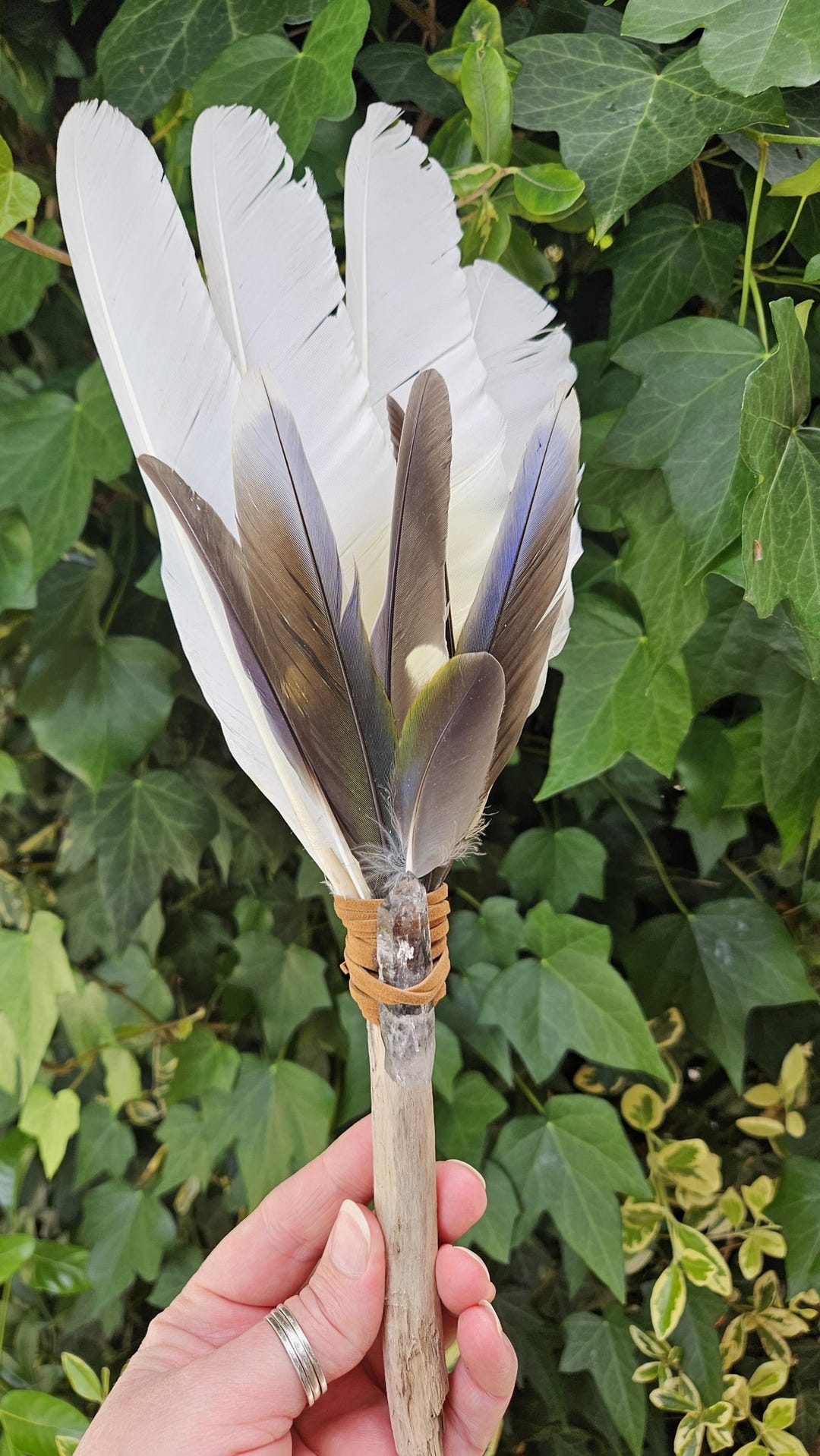 Ceremonial Fan / Ritual Fan / Shamanic Tool / Altar Tool / Smudge Tool ...