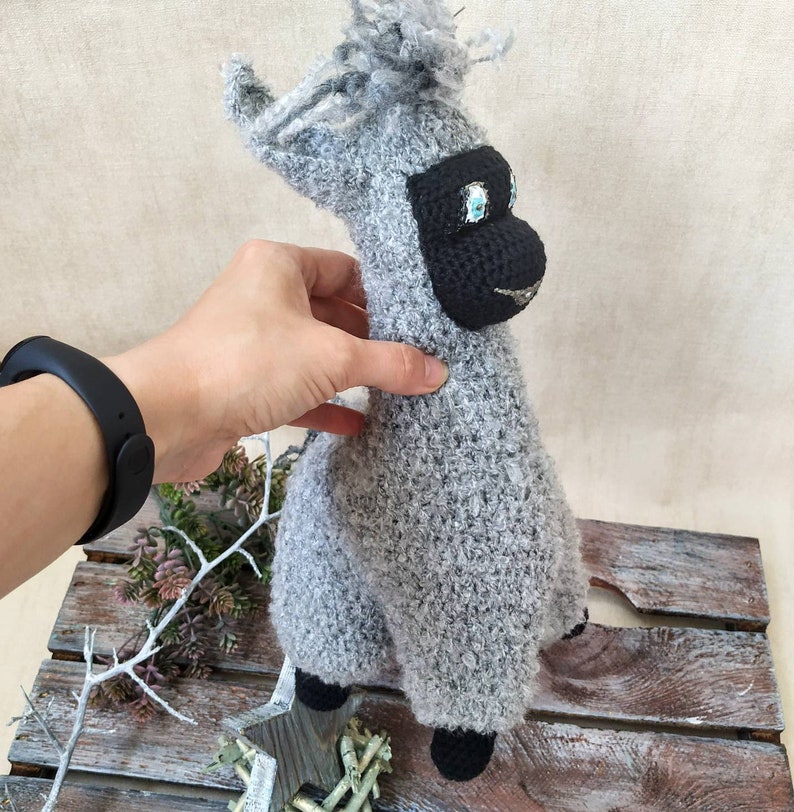 Llama Stuffed Animal Alpaca Crochet Toy Amigurumi Llamas Furry Etsy