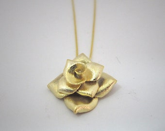 Mother Day Gift Pendant Necklace  Bridesmaid Roses Gold Sterling Silver Birthday Jewelry For Woman Her Valentine's Day