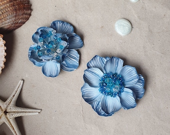 Blaue Blume, Blumennadel, Seeblume