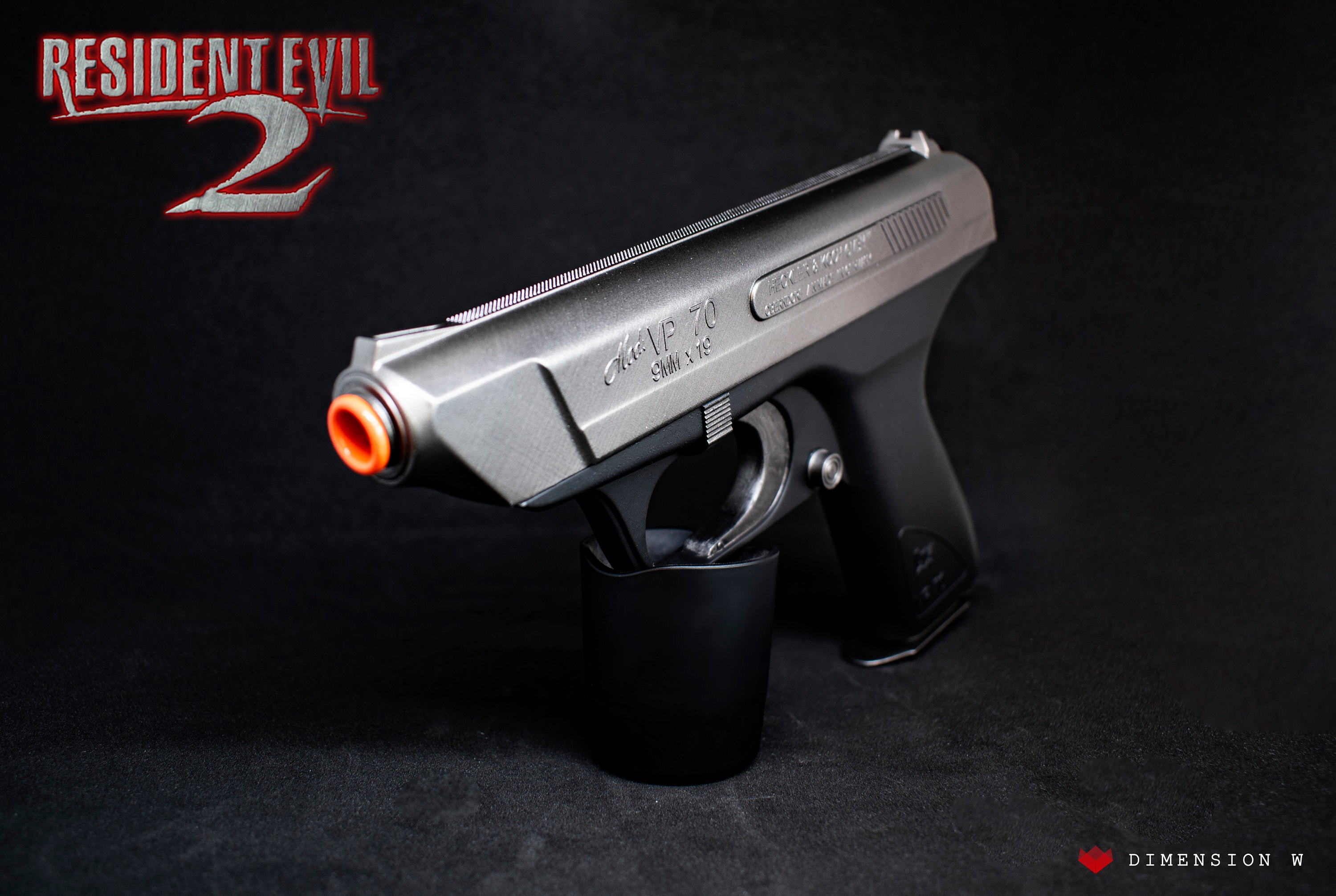 Resident Evil 2 Leon S. Kennedy Handgun HK VP70 Replica Etsy