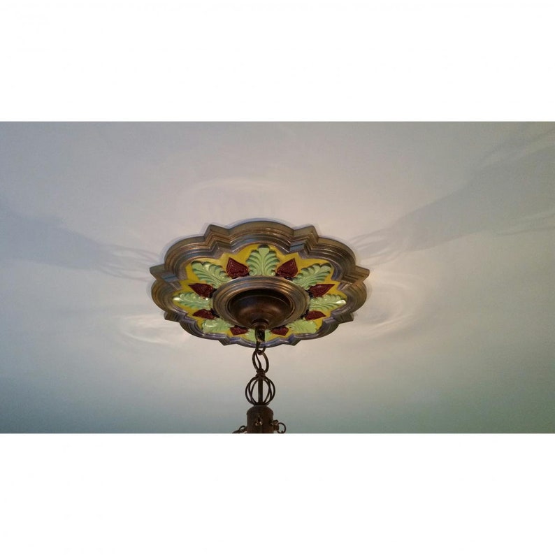 17 58OD X 3 58ID X 1 78P Orleans Ceiling Medallion Fits Canopies up to 4 58
