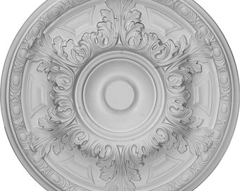 19"OD x 1 1/2"P Granada Ceiling Medallion (Fits Canopies up to 7 1/8")