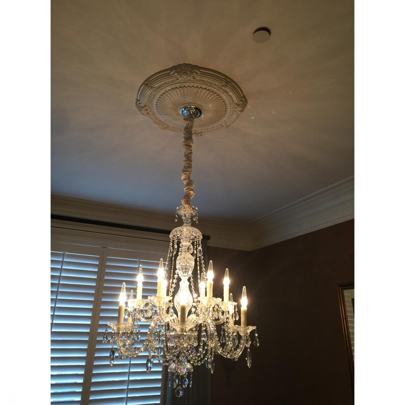 16 1/2"OD X 3 5/8"ID X 1 1/8"P Apollo Ceiling Medallion (Fits Canopies Up To 5 5/8") - Decorative Tiles