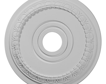 17 1/2"OD x 3 5/8"ID x 1"P Munich Ceiling Medallion (Fits Canopies up to 5 5/8")