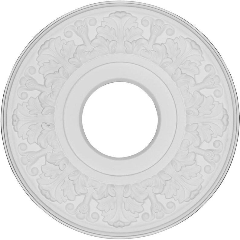 11 12 OD x 3 12ID x 1P Apollo Ceiling Medallion Primed