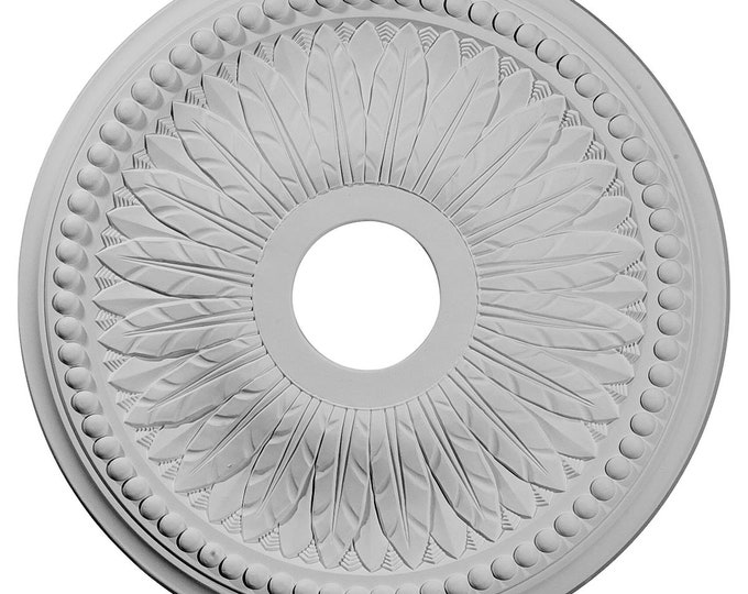 32 5/8\OD x 6 1/2\CD x 2\P Ceiling Medallion, CM6010 32 5/8\OD x 6 1/2\CD x 2\P Ceiling Medallion, CM6010