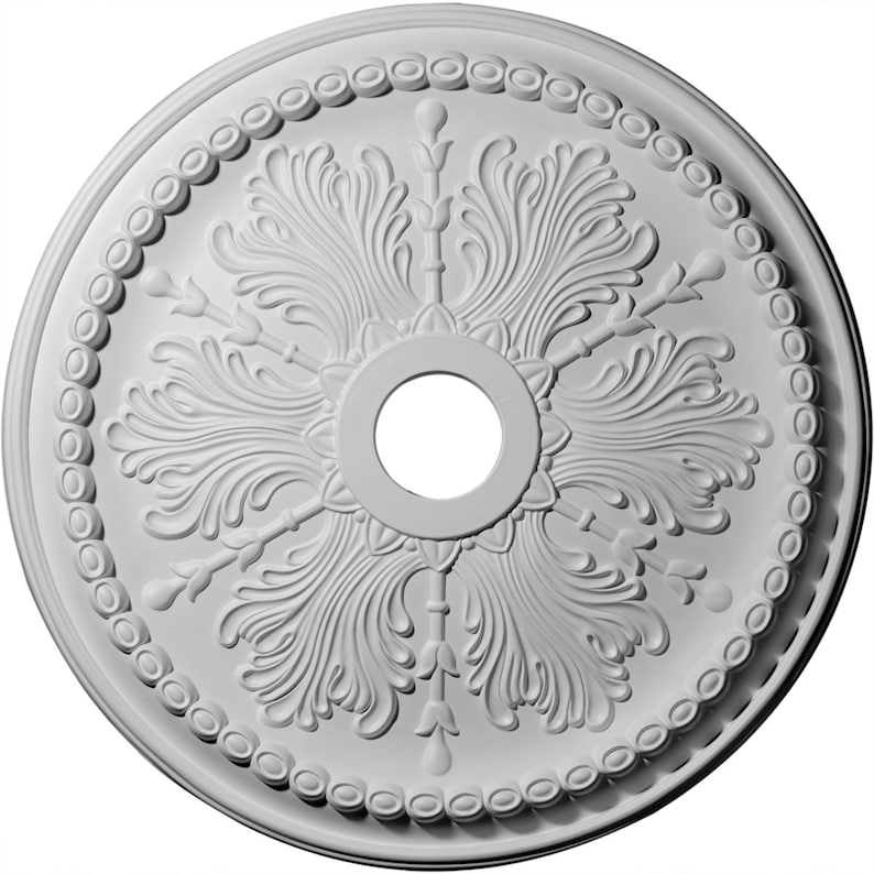 27 12OD x 4ID x 1 12P Winsor Ceiling Medallion Fits Canopies up to 4