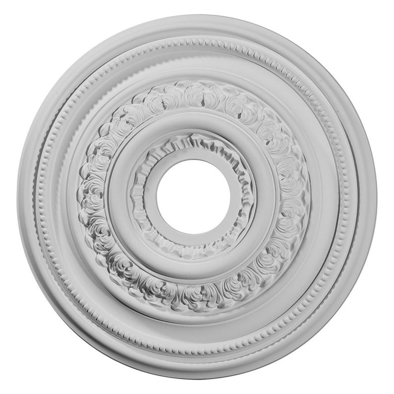 Fits Canopies up to 4 58 17 58OD X 3 58ID X 1 78P Orleans Ceiling Medallion