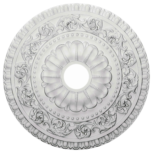 23 1/2"OD x 3 1/2"ID x 2 1/8"P Vaduz Ceiling Medallion (Fits Canopies up to 3 1/2")