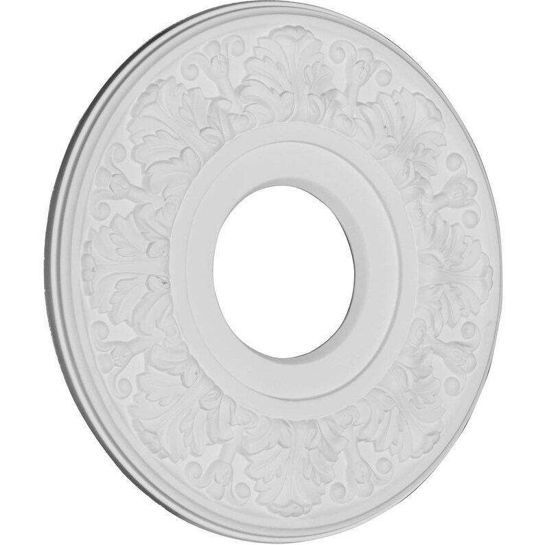 11 12 OD x 3 12ID x 1P Apollo Ceiling Medallion Primed