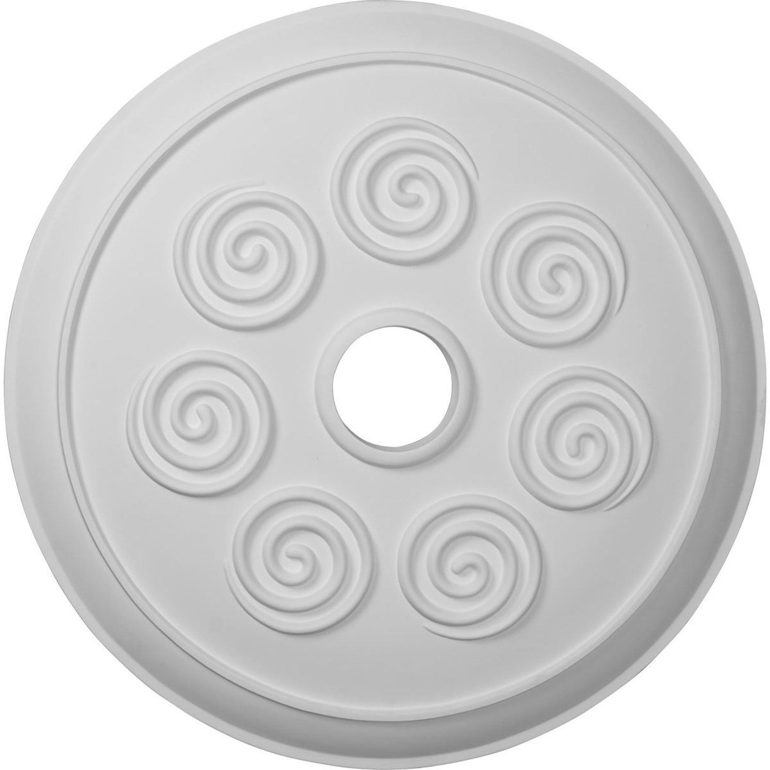 Ekena Millwork CM12JAUWC Jackson Ceiling Medallion, 12