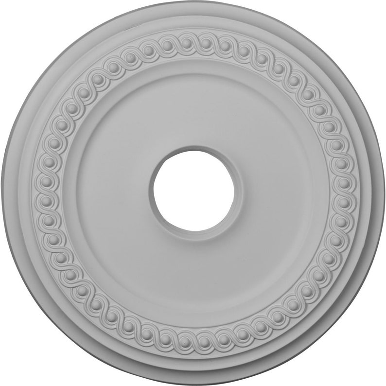 thumbnail image 2 of Ekena Millwork Ceiling Medallion 28 3/8 Inch - Benson Classic Design For Light Fixtures 2 of 6