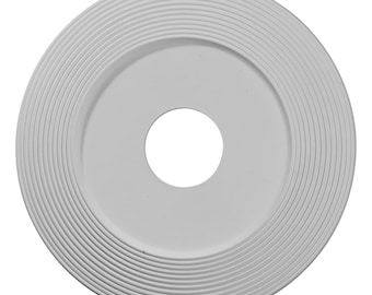 16 1/8"OD x 3 5/8"ID x 1"P Adonis Ceiling Medallion (Fits Canopies up to 10 1/4")