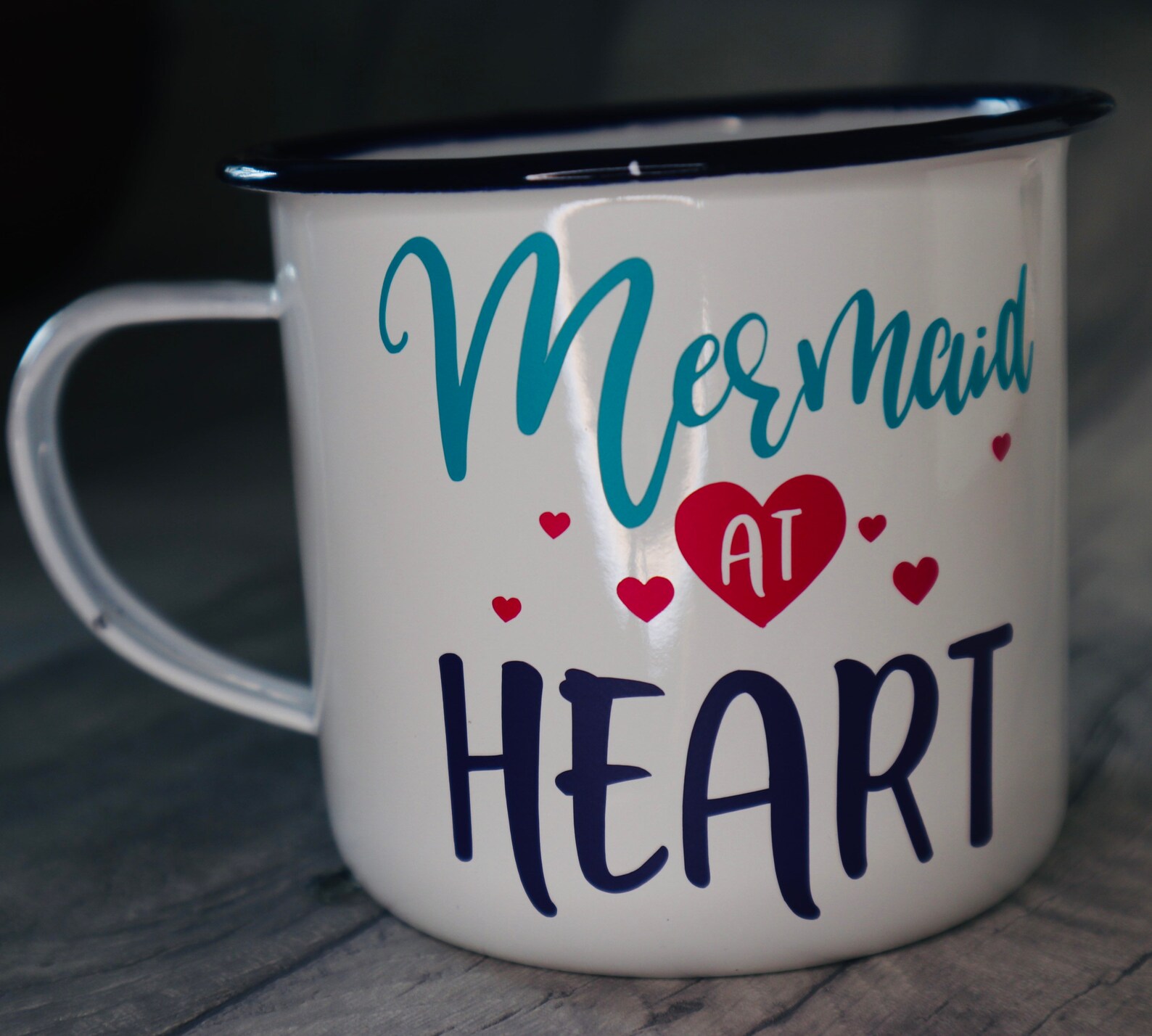 Children's Mermaid Enamel Mug Mermaid Gift Mermaid Mug Etsy