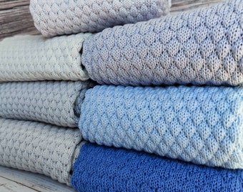 Couverture Bebe En Tricot Etsy