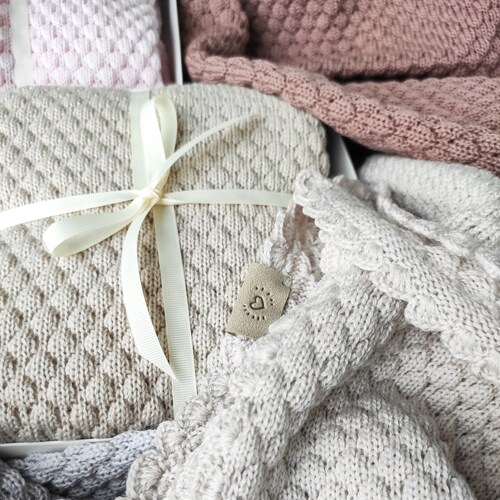 Knit Baby Blanket Pure Merino Wool Baby Blanket Luxury Baby Etsy