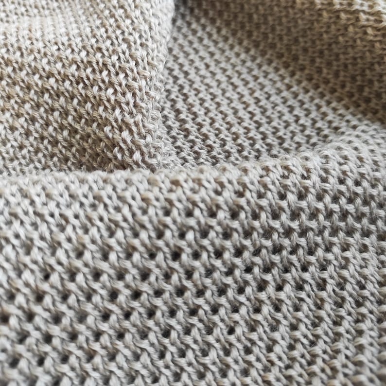 Luxury Baby Blanket Knitted of Soft Merino Wool Minimalist Etsy