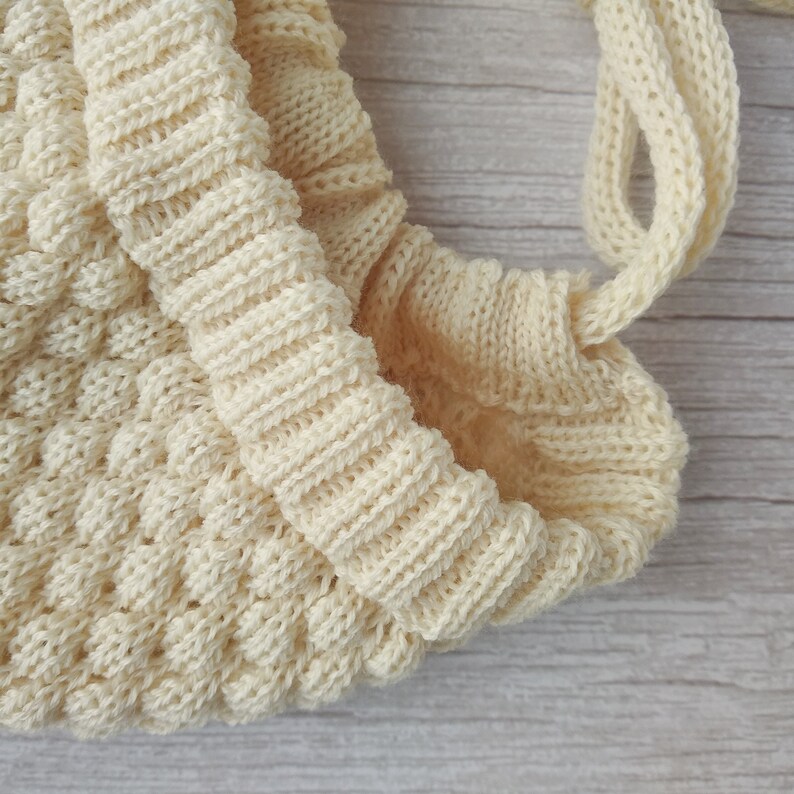 Baby Pixie Hat Knit Newborn Hat Merino Wool Etsy