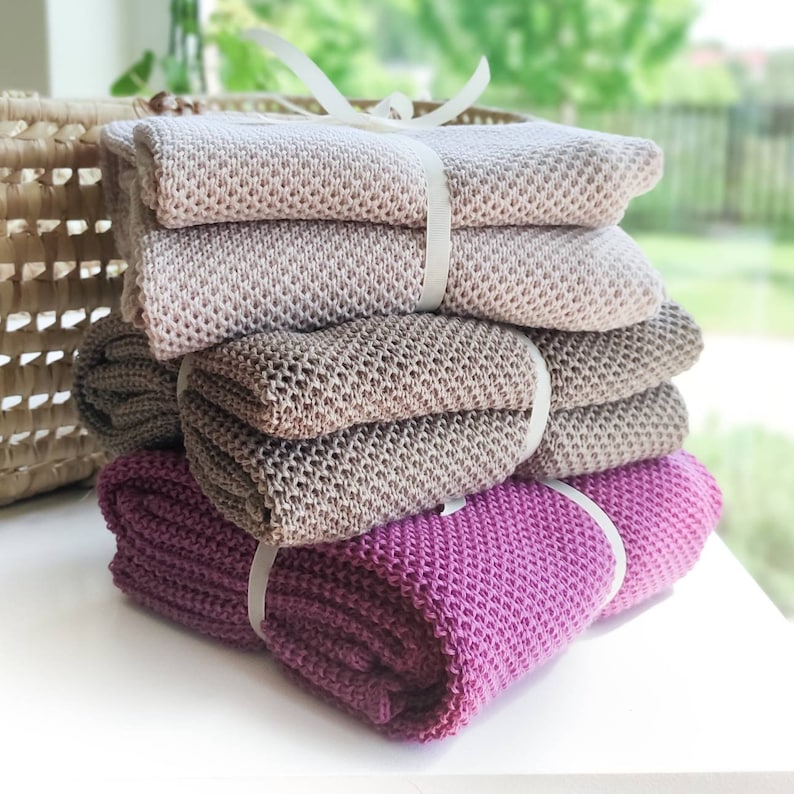 Luxury Baby Blanket Knitted of Soft Merino Wool Minimalist Etsy