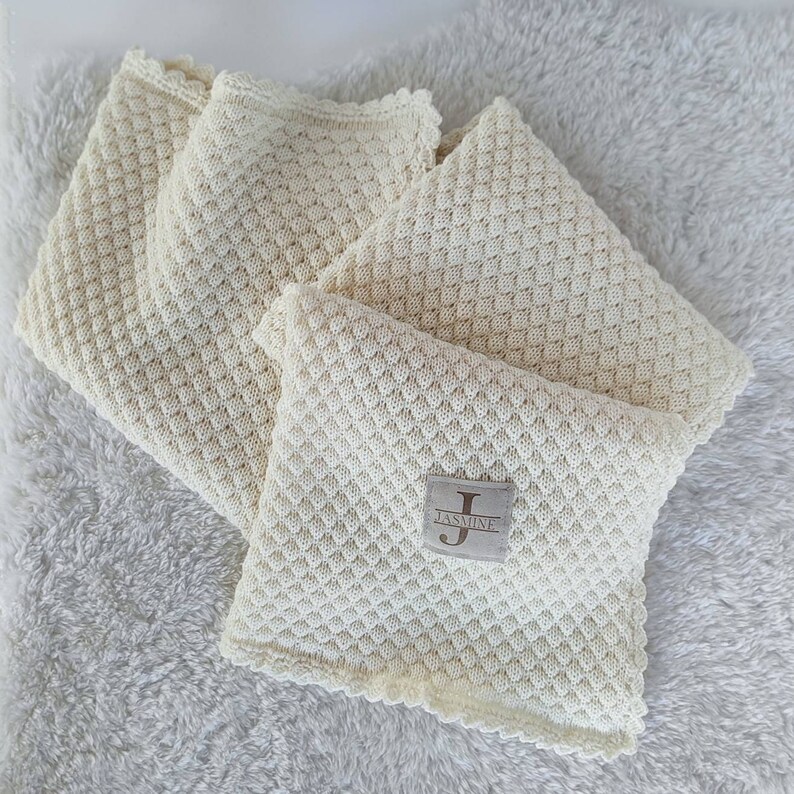 Personalized Baby Blanket Merino Wool Personalized Baby Etsy