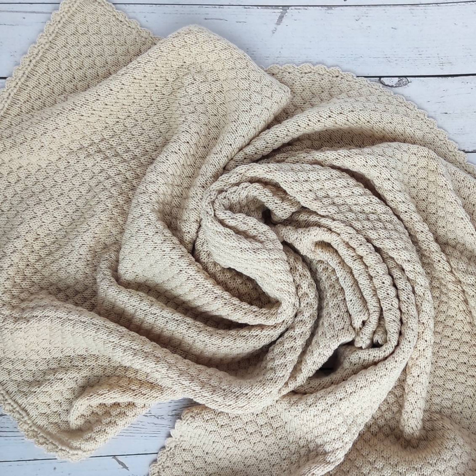 Knitted baby blanket merino wool blanket baby boy Etsy