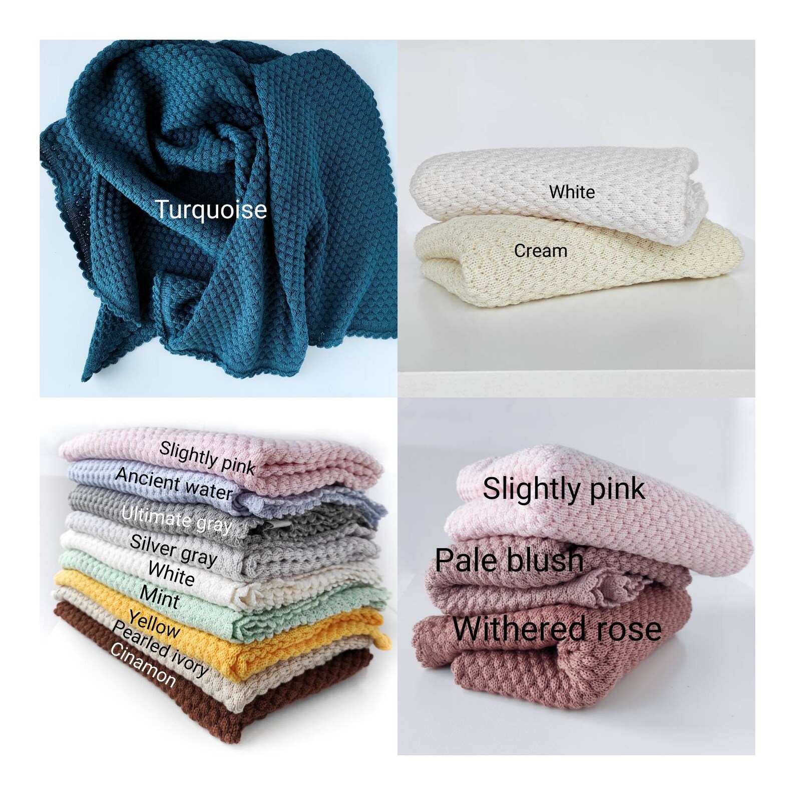 Knitted Baby Blanket Merino Wool Blanket Baby Boy Etsy