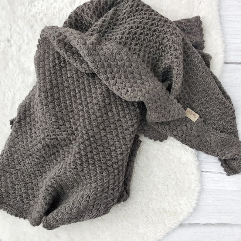 Merino Knit Blanket Bassinet Natural main image 1