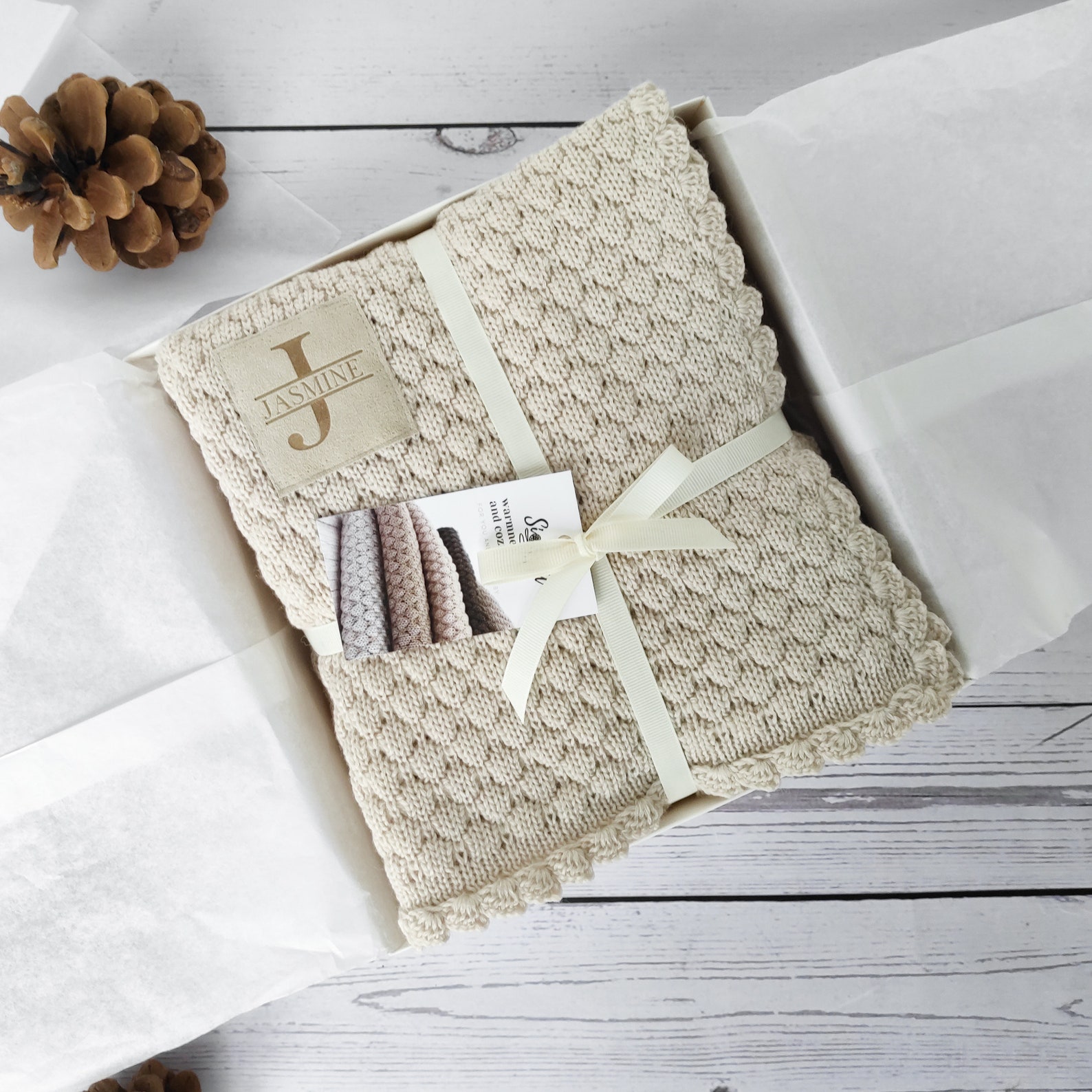 Personalized Baby Blanket Merino Wool, Personalized Baby Stroller